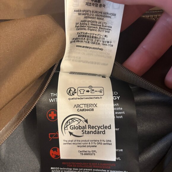 Arc'teryx Macai Shell Jacket Men's Large - Picture 10 of 12